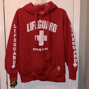 LIFEGUARD SWEATSHIRT hoodie DESTIN, never worn